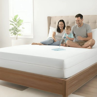 Zippered Mattress Encasement Waterproof Protector Hypoallergenic Mattress Cover