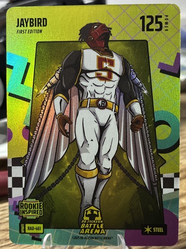 JAYBIRD 2025 Bo Jackson Battle Arena RAD-461 1st Edition RC Steel JAYDEN DANIELS