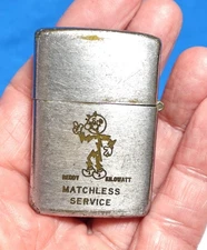 WELLINGTON JUNIOR REDDY KILOWATT POWER PLANT LIGHTER 2 SIDED 1959 JAPAN