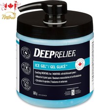 Deep Relief Ice Gel 500g Muscle Joint Pain Relief, Inflammation Treatment Canada