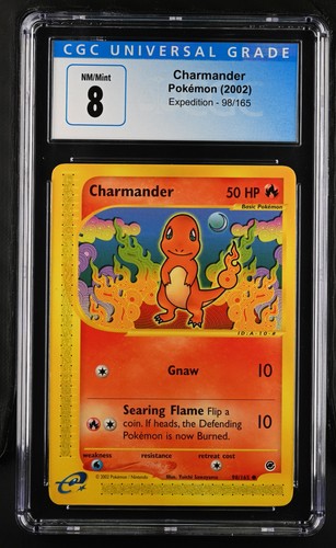 Charmander graded CGC 8 for sale on eBay