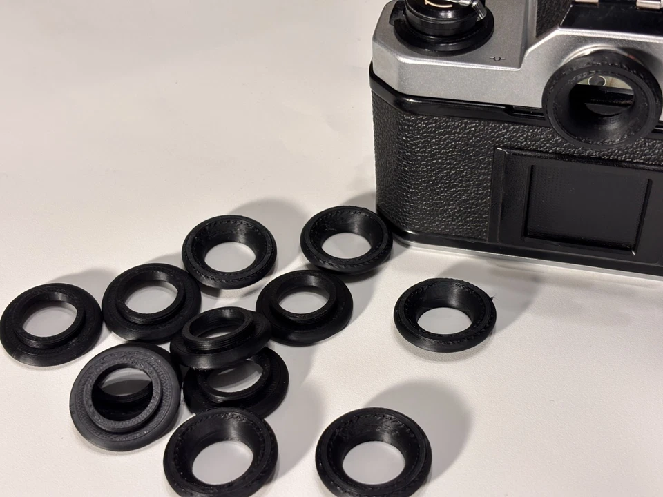 New - Nikon Eyepiece Metal Ring for F FM FE FM3A F3 FM2 FE2 [Made in USA!] - Image 3 of 4