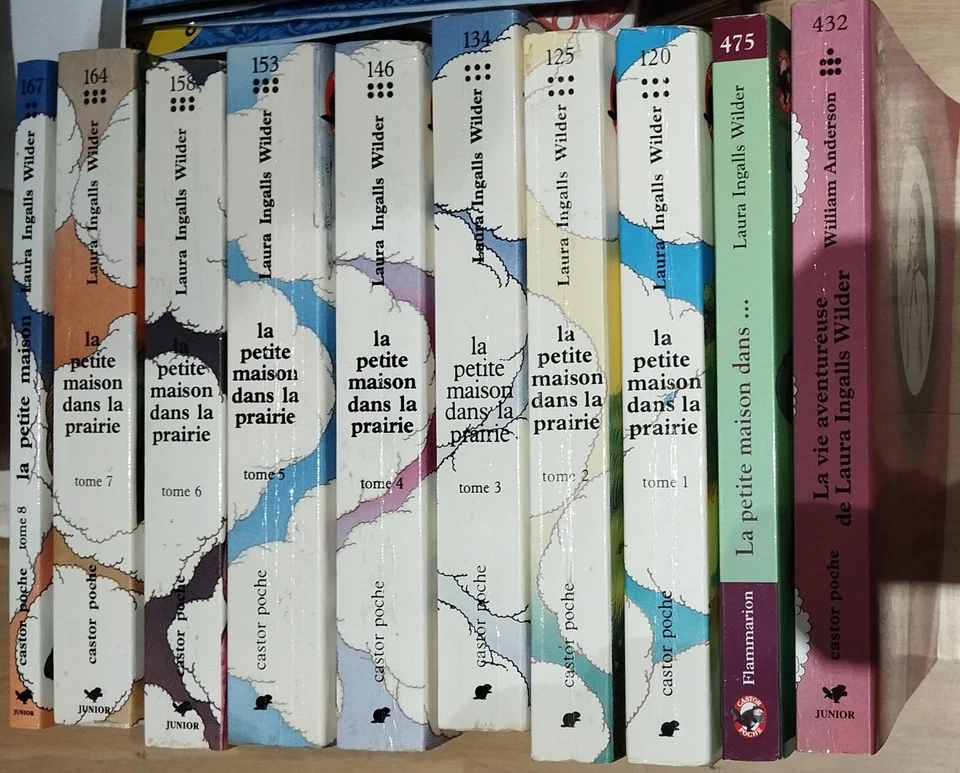 Lot 10 Livres  Intégrale La Petite Maison Dans La Prairie Laura Ingalls Wilder  - Photo 3/3