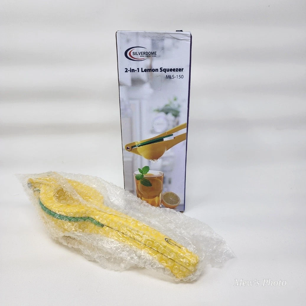 Aluminum Alloy 2-in-1 Lemon Squeezer, Lime Hand Juicer