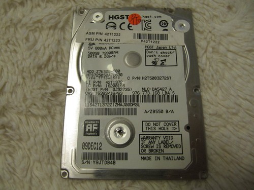 HGST Hitachi HTS725050A7E630 500GB - nur Festplattencontroller 2,5"-HDD SATA