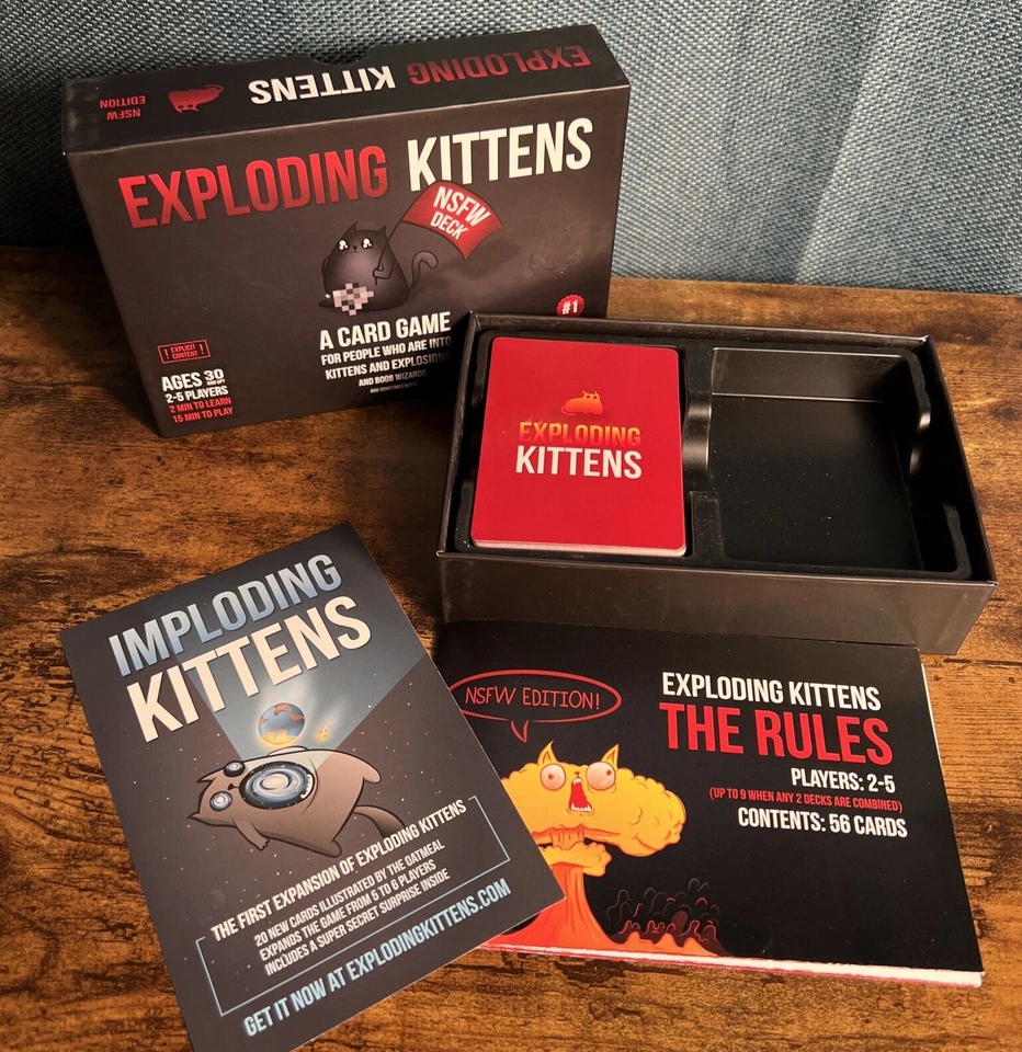 Exploding Kittens NSFW Edition (2020) Explicit Adult Content Kickstarter Project - Image 4 of 4