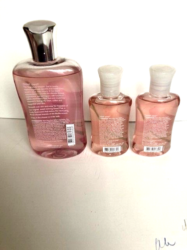 3 pc - Bath & Body Works Pleasures SWEET PEA Shower Gel Classic Free Shipping - Picture 2 of 2