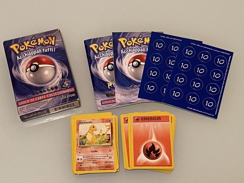 Pokemon Set Base Mazzo Aperto 60 Carte Near Mint Manuali Segnalini No Machamp