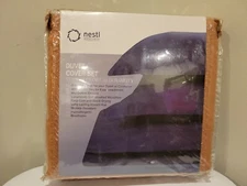 Nestl Bedding Duvet Cover 3 Piece Set California King Rust Soft Microfiber New