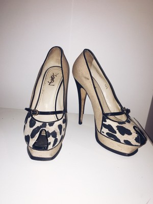 ysl open toe heels