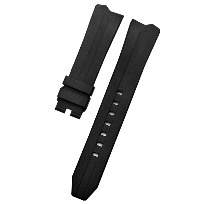 Rubber Watch Strap Fit For Hamilton Ventura H24595331 H24585331