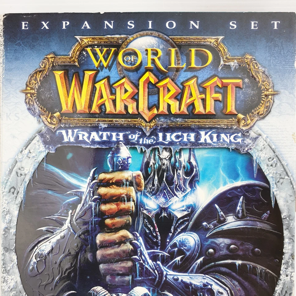 World of Warcraft Wrath of The Lich King Exp Pack Blizzard Window XP Manual 2008 - Image 2 of 4