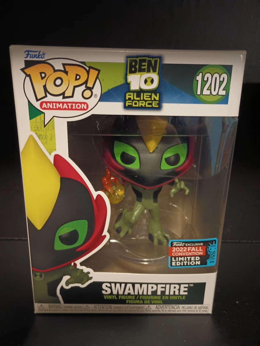 Funko Pop! Animation Ben 10 Alien Force Swampfire 1202 Exclusivo