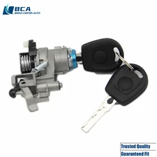 1J6827297G Trunk Lock Cylinder With Keys For Volkswagen 98-06 Golf 05-06 Lupo