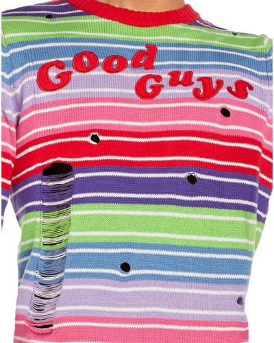 GOOD GUY CHUCKY MOVIE MASK \u0026 SWEATER 
