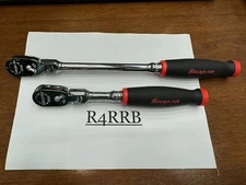 Snap-on Tools USA NEW 3/8" Drive RED Soft Grip Flex Ratchets FHF80ARD FHLF80ARD