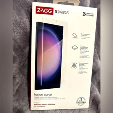 ZAGG InvisibleShield Fusion Curve Screen Protector for Samsung Galaxy S23 Ultra