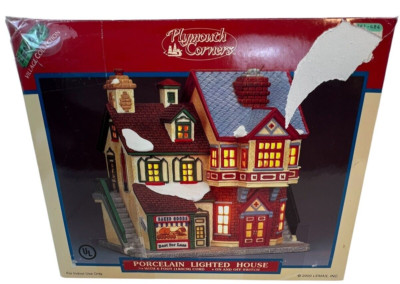 Lemax Enchanted Forest Plymouth Corners Baked Goods Christmas Village House