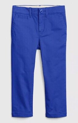 Toddler Khakis In Stretch Pants Bottom Blue Size 3T 3 Years NWT Details about   Gap Baby Boy