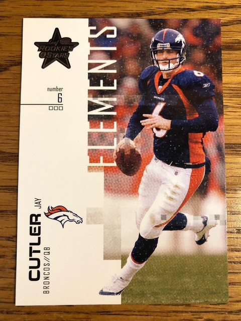 Jay Cutler 2007 Leaf Rookies Stars Elements Broncos Card 109 434 