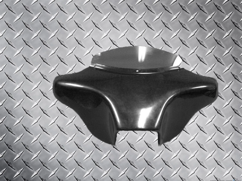 Headlight Batwing Fairing with Radio + (4) Speakers - Harley Softail Fatboy  - Image 3 of 4