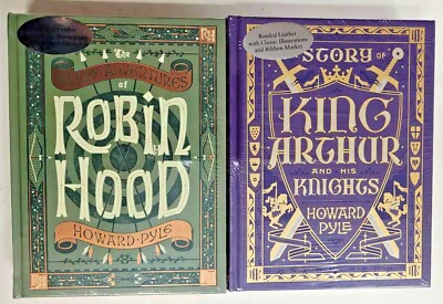 Howard Pyle: THE MERRY ADVENTURES OF ROBIN HOOD, STORY OF KING ARTHUR ~ SEALED ~