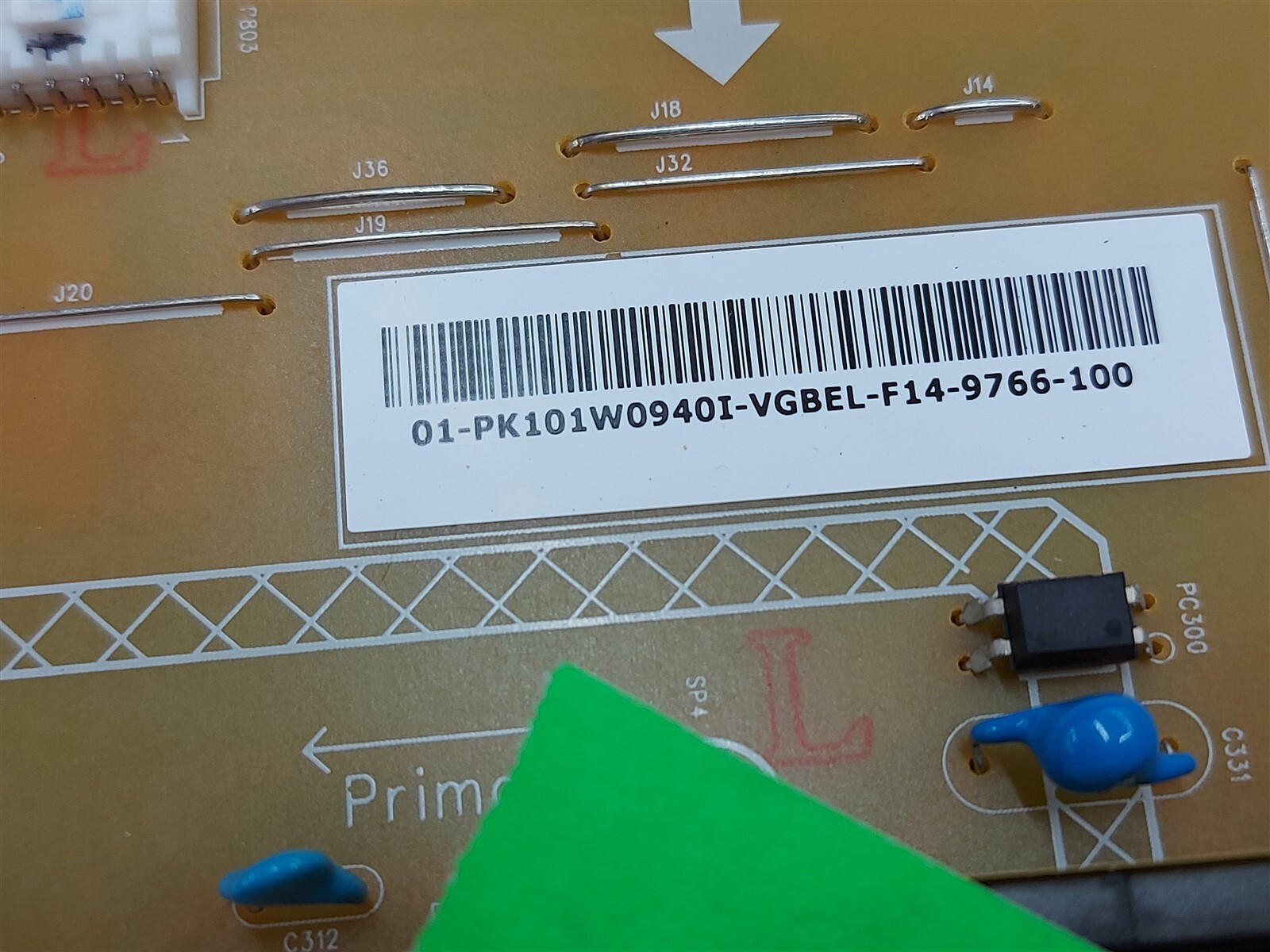 Scheda Alimentatore Toshiba PK101W0940I Per TV 40L310U - Aperto Ma Nuovo