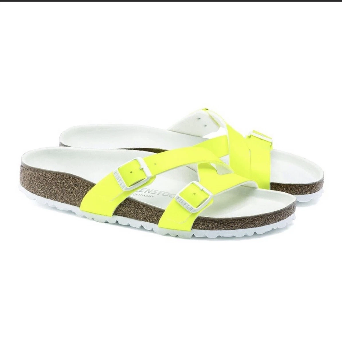 Birkenstock arizona deals neon