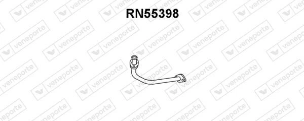 TUYAU D'éCHAPPEMENT RENAULT 19 II 1.7,RAPID CAMIONNETTE/MONOSPACE 1.4 CAT - Photo 2/2