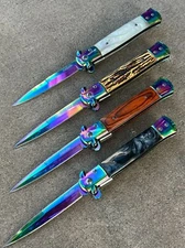 Iridescent Italian Milano Style Spring Pocket Knife - 941R