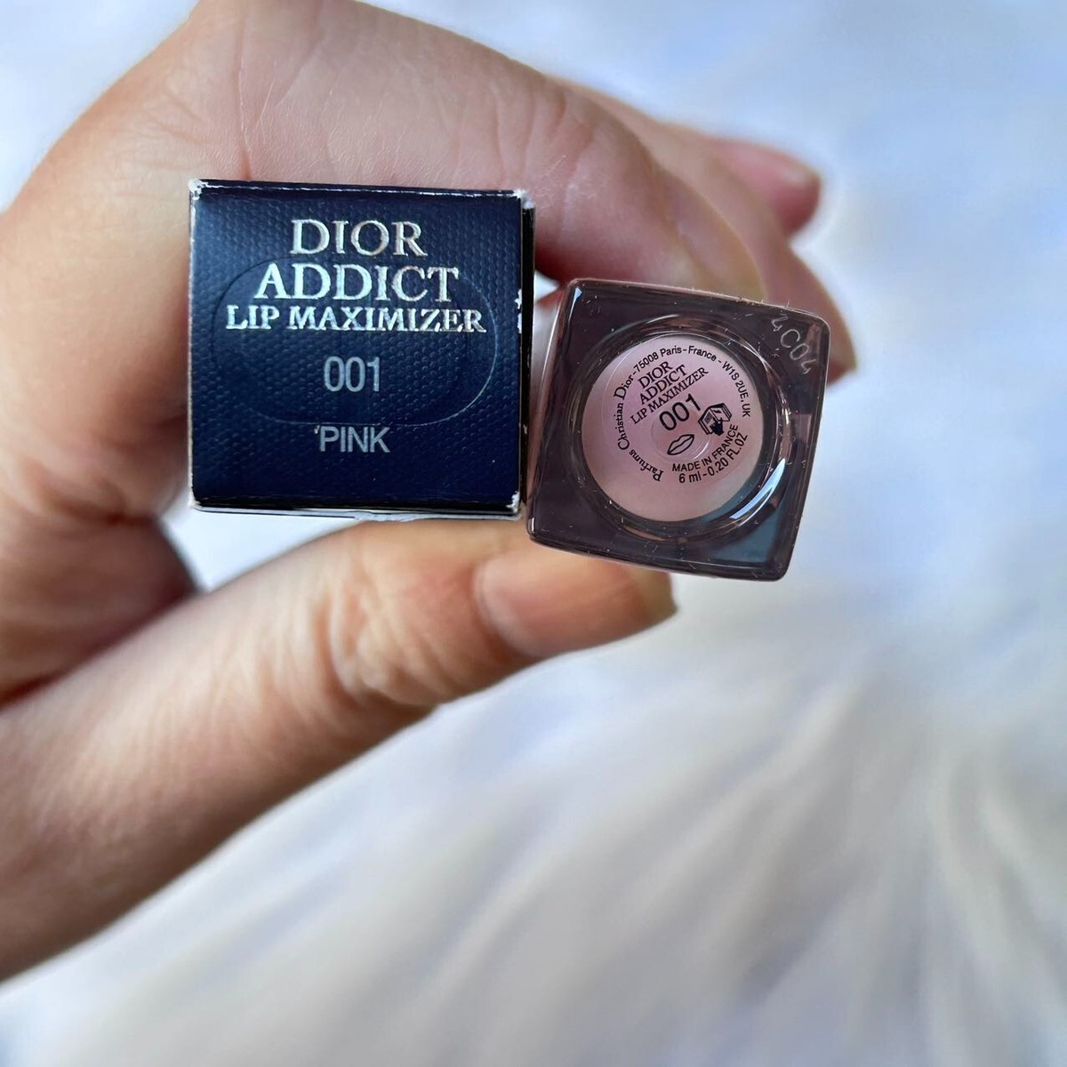 New DIOR Dior Addict Lip Maximizer Plumping Gloss~001 Pink~Full