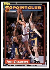1992 Topps #201 Tom Chambers Phoenix Suns