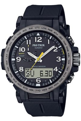 CASIO PROTREK PRW-51Y-1JF Solar Funk Herrenuhr Climber Line Biomasse Kunststo...