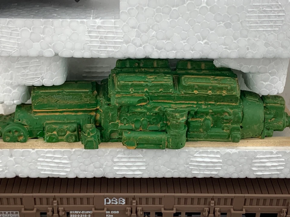 HO Märklin 46922 DSB Type Kbs 443 Stake Car Set w/Ship Parts (3cars) HO2369 LZ - Image 3 of 4