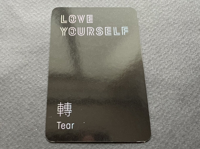 BTS-LOVE YOURSELF 'TEAR' LP HOLOGRAM PHOTO CARD J-HOPE | eBay