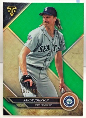 Randy Johnson 2017 Topps Triple Threads #72 EMERALD Parallel #d 250/250 MARINERS