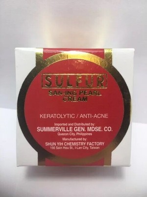 sulfur san ing cream