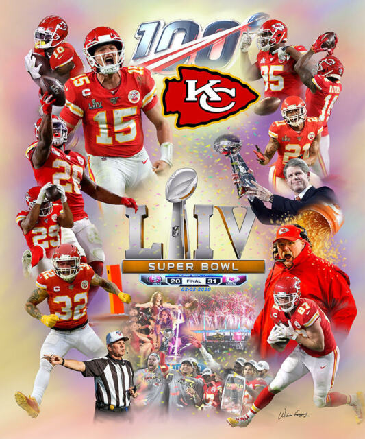 Kansas City Chiefs THE CHIEFS MOMENT Super Bowl LIV Champs Premium