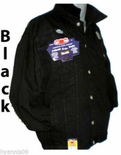 CLASSIC DENIM JACKETS MENS  WESTERN STYLE TRUCKER JEANS COAT 