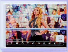 2024 Panini Photogenic WWE ELEKTRA LOPEZ Smackdown MOJO Maze Parallel 20/25