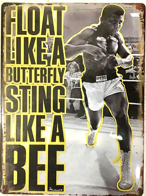FREE SHIPPING! BUY or make OFFER B4 it s SOLD! Muhammad Ali boxer 12x16 TIN SIGN