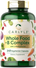 Whole Food Multivitamin with B Complex | 240 Capsules | Vegetarian | by Carlyle