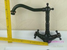 Black oil 360  Swivel Basin Mixer Sink Kitchen Laundry Faucet Tap Spout US