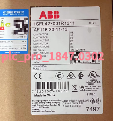 AF116-30-11-13 1PCS Brand New ABB AF116-30-11-13 Contactor 100-250V  Fast ship