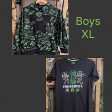 Minecraft T-Shirt / Hoodie Bundle Youth XL 14 18/20