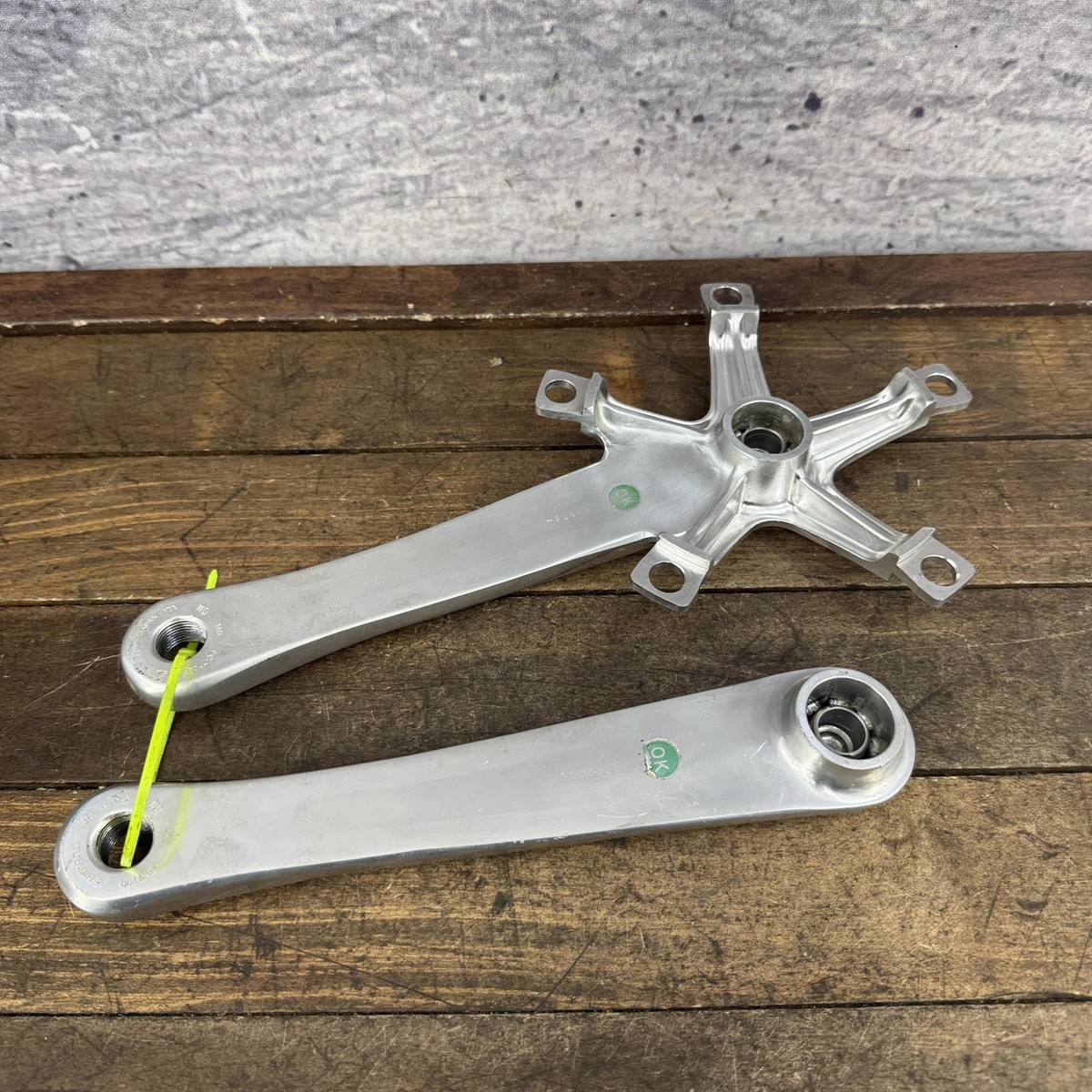 Vintage Shimano Dura-Ace FC-7700 Crankset 180mm 130 BCD Arms