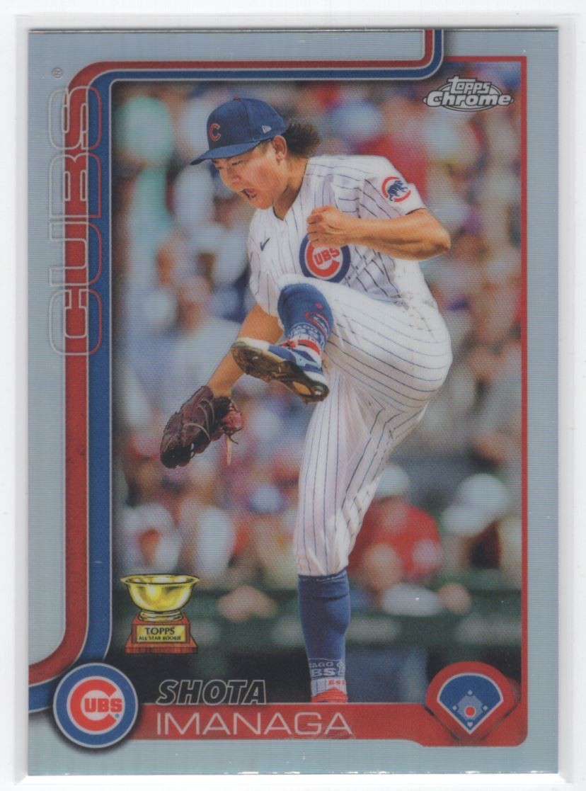 #149 2025 Topps Chrome REFRACTOR Shota Imanaga Chicago Cubs
