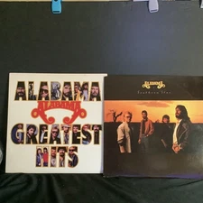Alabama LP Lot/ “ Southern Star 1989 “ Greatest Hits 1986 “/ Excellent