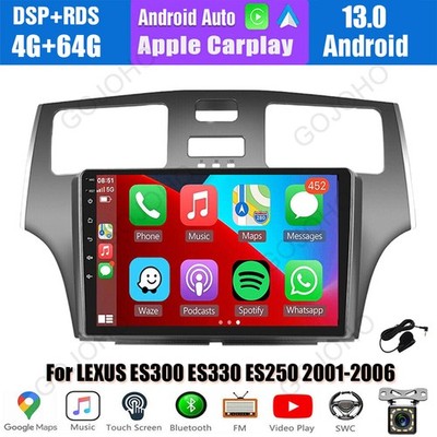 Android 13 For LEXUS ES300 ES330 ES250 Car Radio WIFI BT GPS Navi Stereo CarPlay