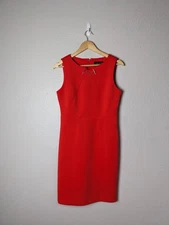 Ivanka Trump Dress Womens Medium Sleeveless Sheath Knee Length Career Elegant Wo